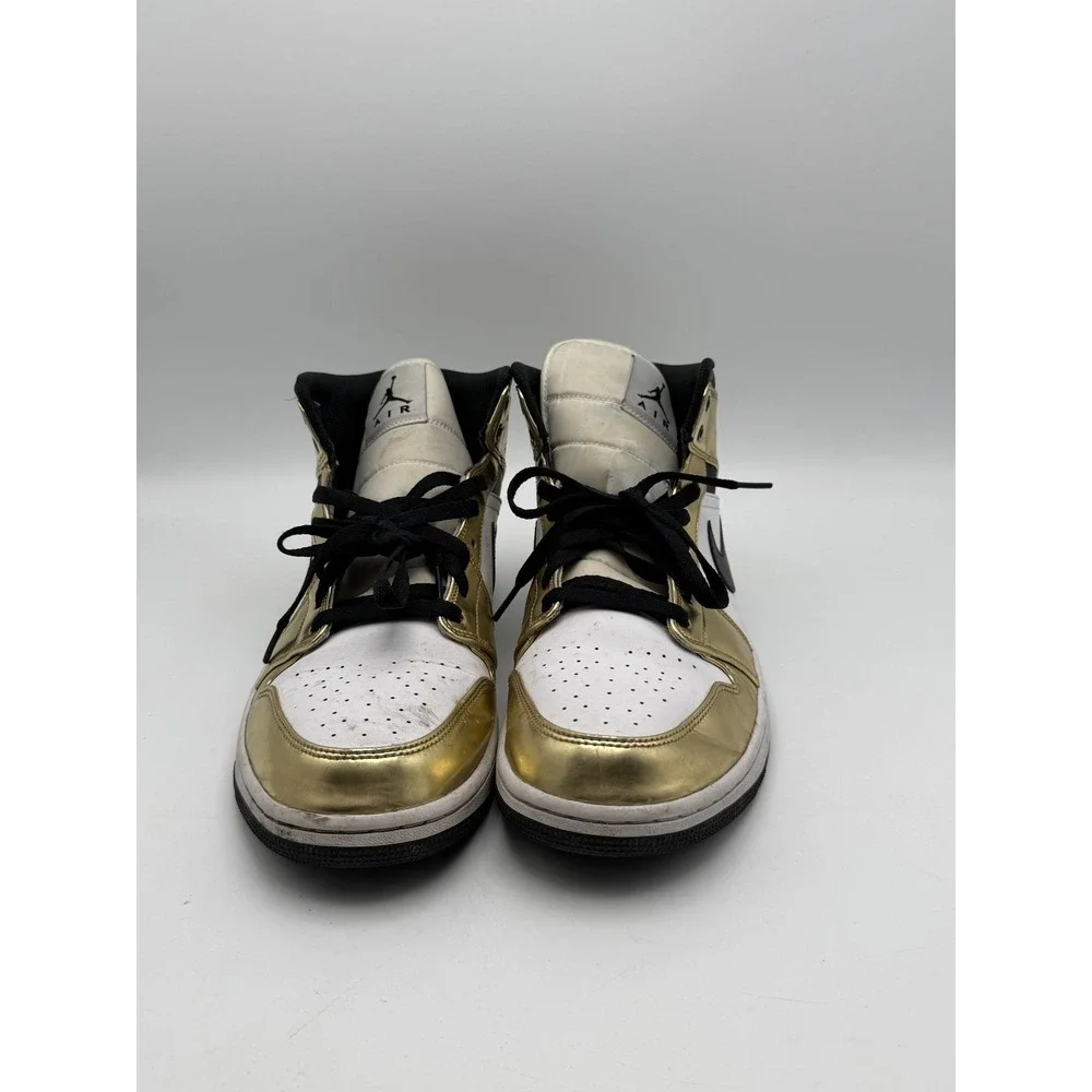 Jordan Air Jordan 1 Mid Metallic Gold DC1419-700 Mens Size 13 No Box